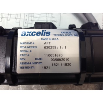 Axcelis 110051670 MOTOR CASSETTE ELEVATOR ASSY with Cable